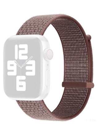 Hook and Loop Fastener Dual Section Replacement Watchband For Apple Watch Series 7/6/SE/5/4/3/2/1 42/44/45mm Smoky Purple - v1634560294/N51421889A_1