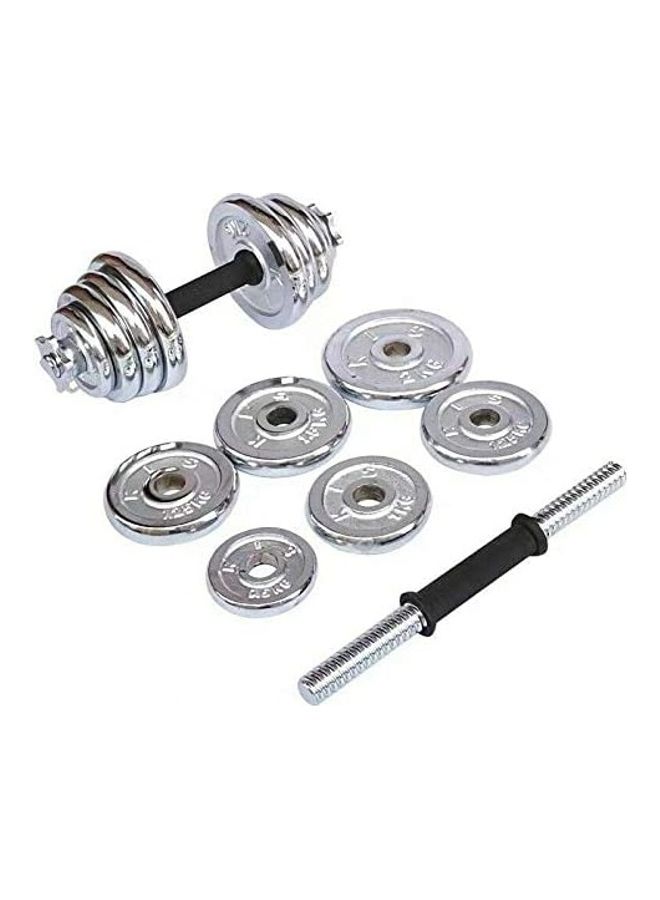 ULTIMAX Chrome Dumbbell Set 10kg - Image 2