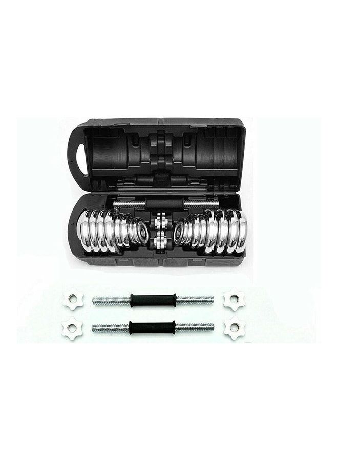 ULTIMAX Chrome Dumbbell Set 10kg - Image 3