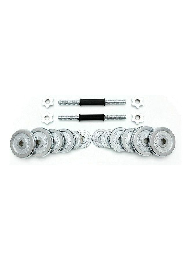 ULTIMAX Chrome Dumbbell Set 10kg - Image 5
