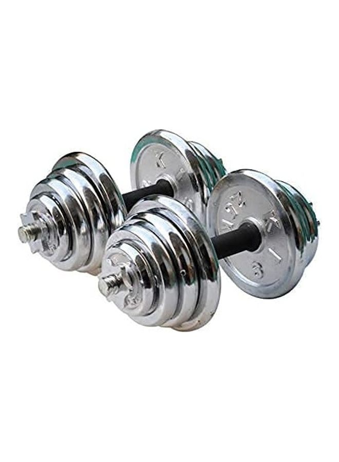 ULTIMAX Chrome Dumbbell Set 10kg - Image 1