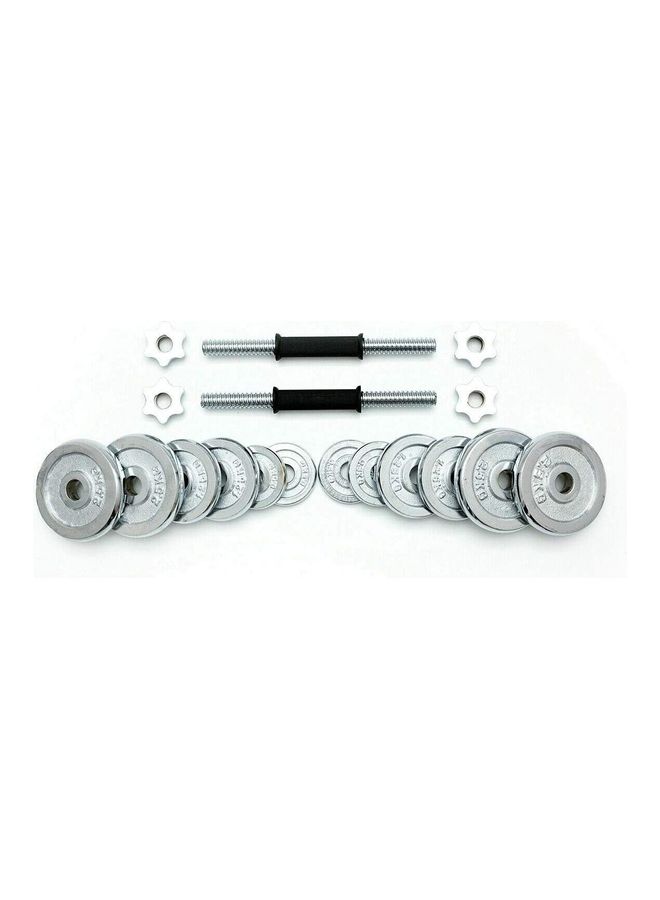 ULTIMAX Chrome Dumbbell Set 10kg - Image 4