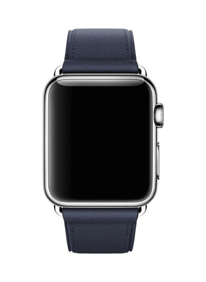 HuHa - Ethnic Replacement Watchband for Apple Watch Series 1/2/3 38mm Midnight Blue - Image 1