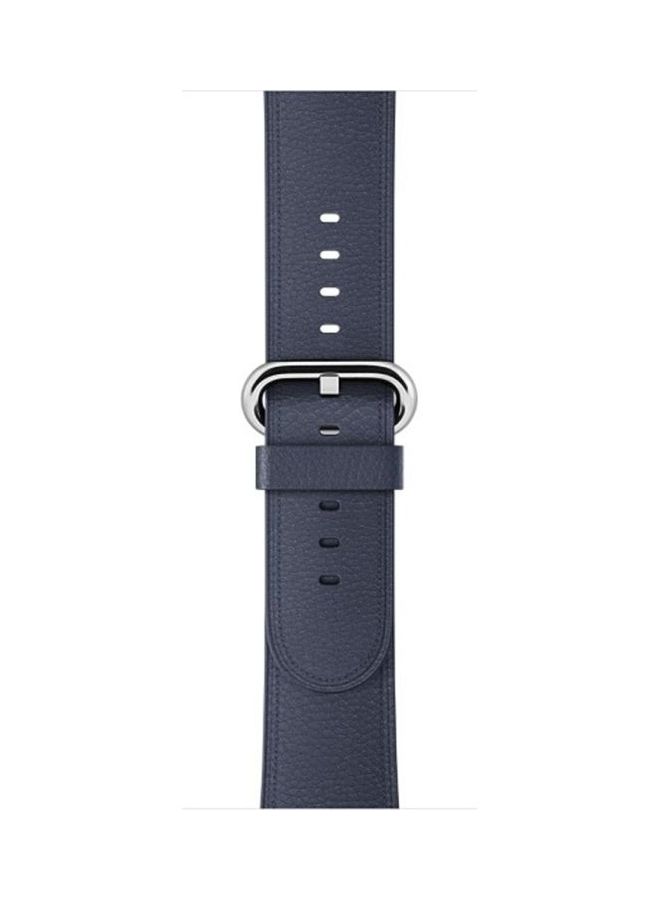 HuHa - Ethnic Replacement Watchband for Apple Watch Series 1/2/3 38mm Midnight Blue - Image 1