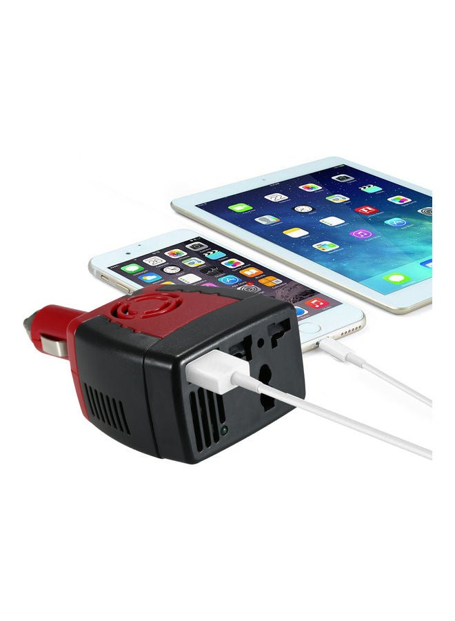 150W DC 12V to AC 110V Auto Voltage Converter Car Power Inverter Adapter with Lighter - Image 5