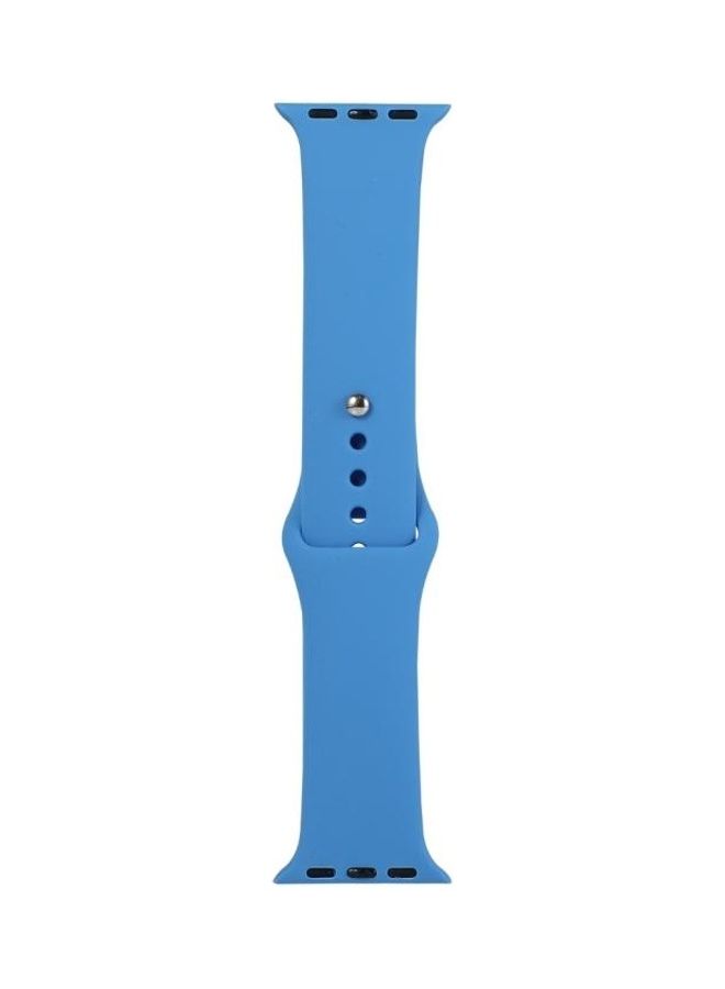 HuHa Replacement Watchband for Apple Watch Series 7/6/5/4/3/2/1/SE 38/40/41mm Blue - Image 1