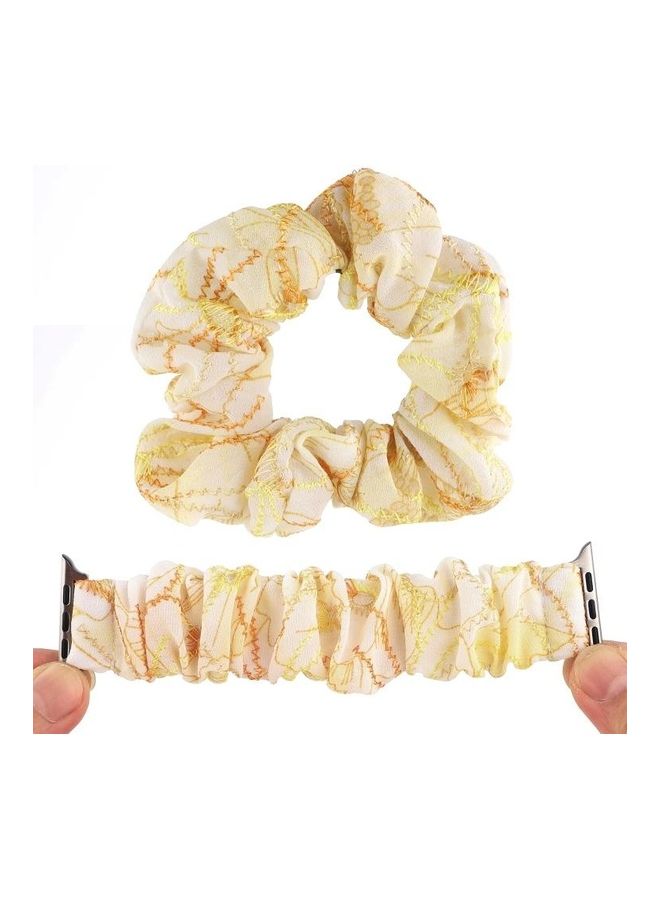 HuHa Fabric Hair Ring Replacement Strap Watchband For Apple Multicolour - Image 5