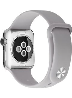 HuHa Silicone Replacement Strap Watchband For Apple Watch Series 7/6/SE/5/4/3/2/1 41/40/38mm Lavender Purple  - Image 4
