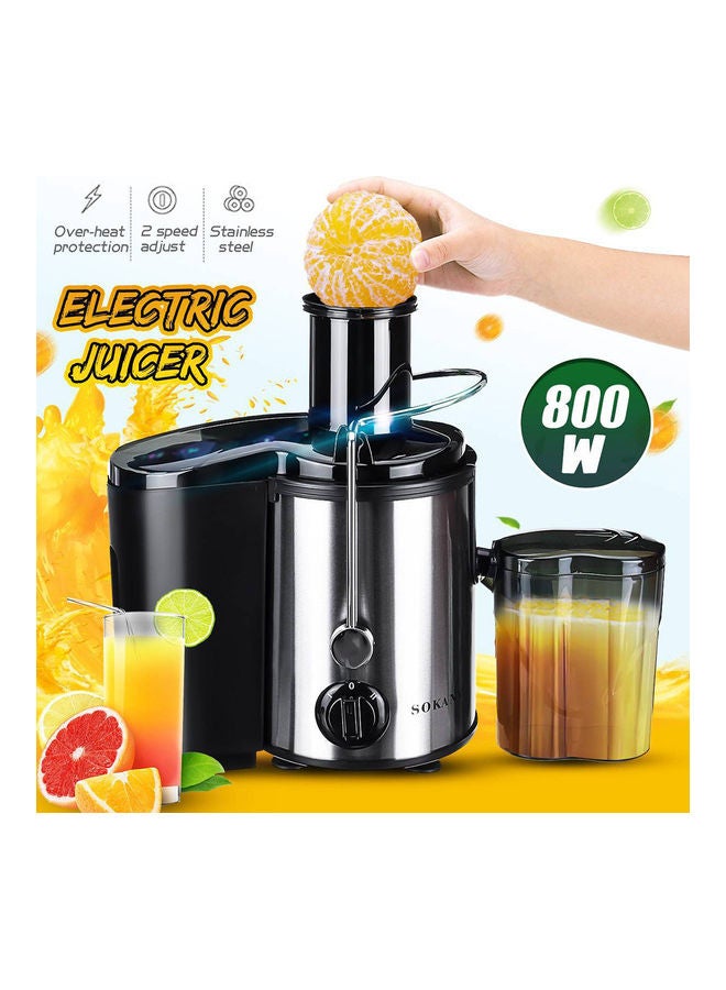sokany Electric Fruit Juicer 500 ml 800 W 4000 Black - Image 2