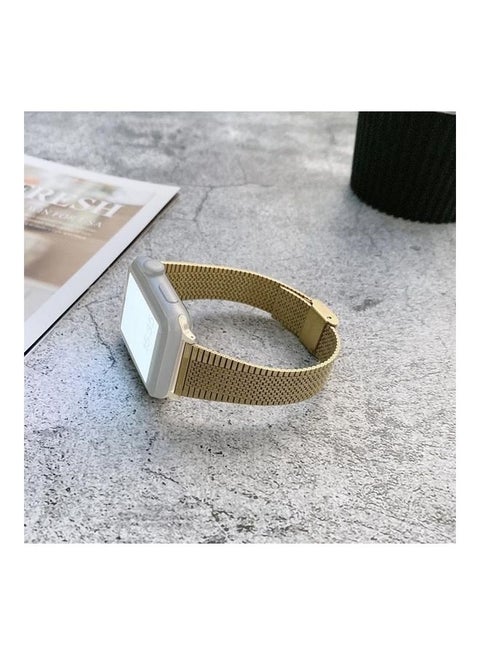 Replacement Strap For Apple Watch Series Gold