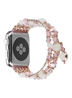 Replacement Watchband for Apple Watch Series 5/4/3/2/1 38/40mm Rose Gold