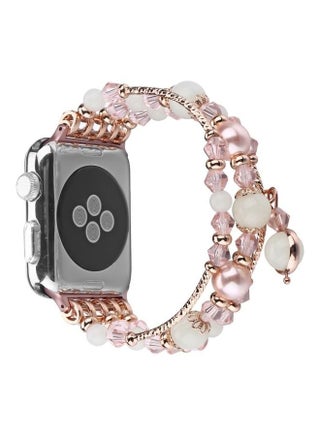 Replacement Watchband for Apple Watch Series 5/4/3/2/1 38/40mm Rose Gold - v1634562378/N51421210A_1