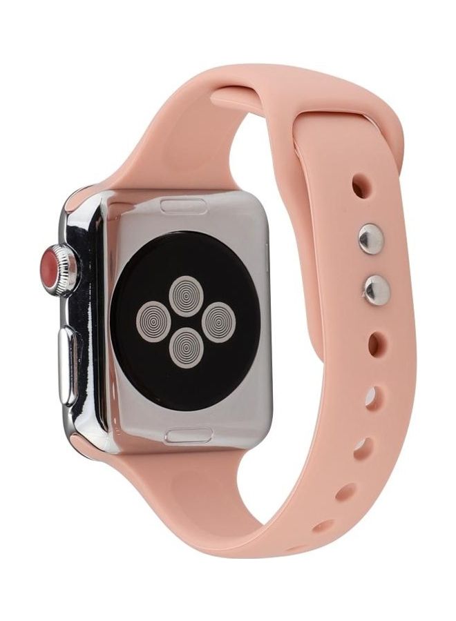 HuHa Replacement Watchband for Apple Watch Series 5/4/3/2/1 42/44mm Retro Rose - Image 4