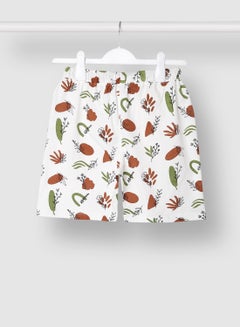 RAHA Girls Trendy Printed Short White / Red  - Image 2