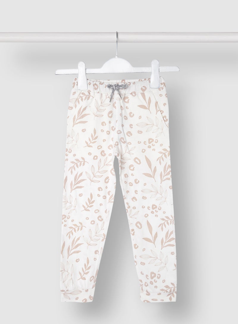RAHA - Girls Printed Trendy Jogger Multicolour - Image 1