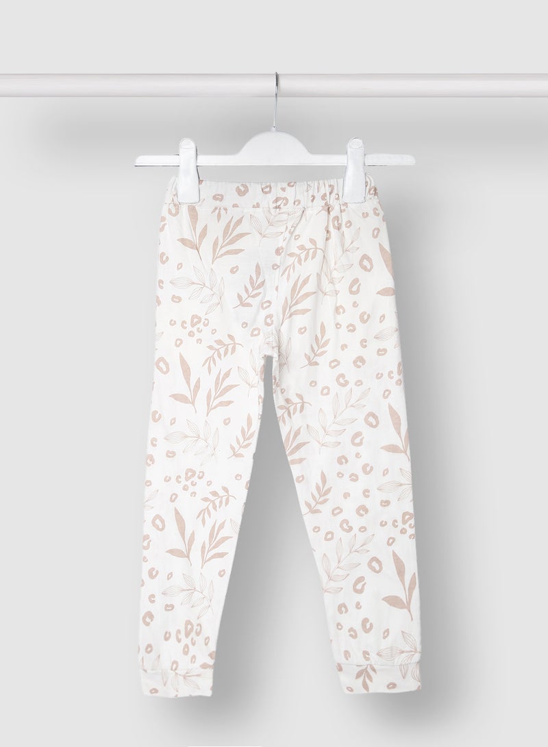 RAHA - Girls Printed Trendy Jogger Multicolour - Image 1