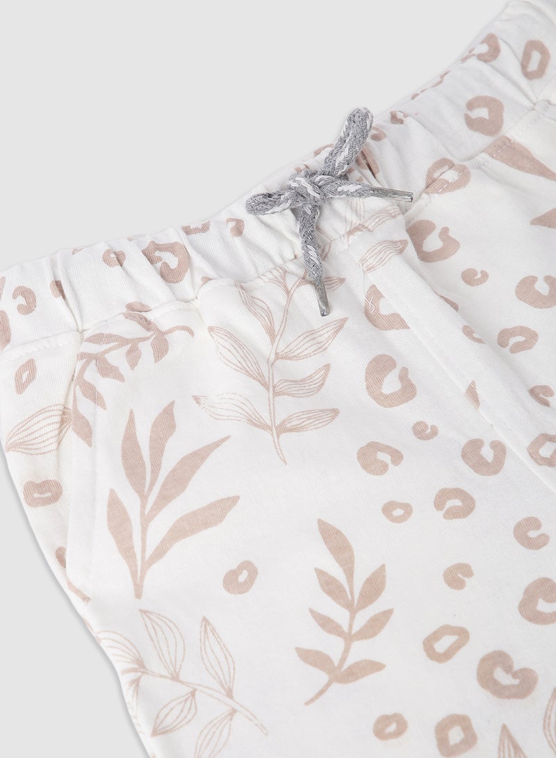 RAHA - Girls Printed Trendy Jogger Multicolour - Image 1