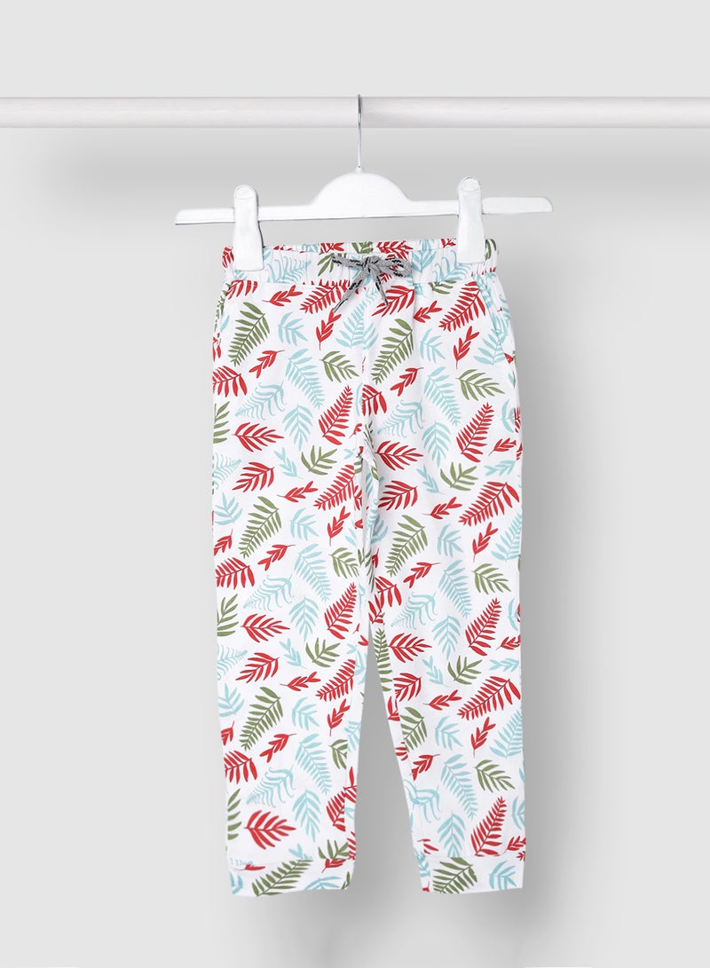 RAHA - Casual Girls Trendy Printed Jogger Multicolour - Image 1