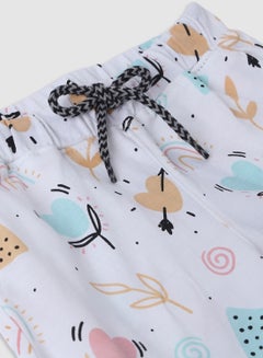 RAHA Trendy Girls Casual Printed Jogger Multicolour  - Image 3
