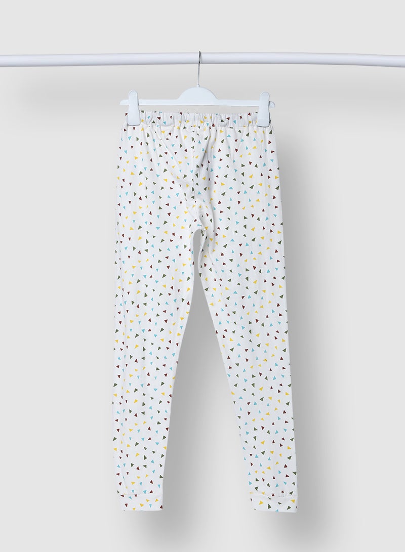 RAHA - Cotton Girls Printed Jogger Multicolour - Image 1