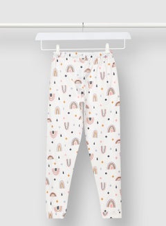 RAHA Girls Cotton Printed Jogger Multicolour  - Image 2
