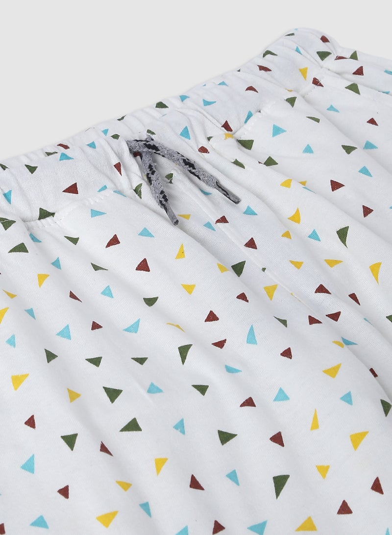 RAHA - Cotton Girls Printed Jogger Multicolour - Image 1