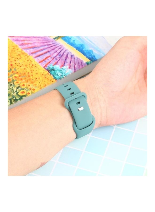 HuHa Double Wear Rivets Replacement Watchbands For Apple Watch Series 1/2/3/4/5/6/7/SE 42-44-45mm Pine Needle Green - Image 5