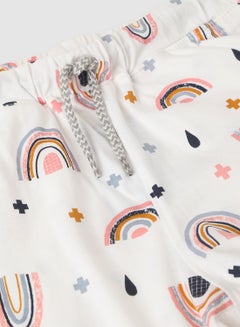 RAHA Girls Cotton Printed Jogger Multicolour  - Image 3