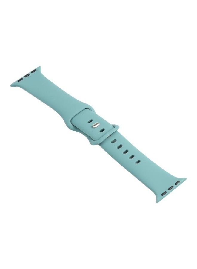 HuHa Double Wear Rivets Replacement Watchbands For Apple Watch Series 1/2/3/4/5/6/7/SE 42-44-45mm Pine Needle Green - Image 4
