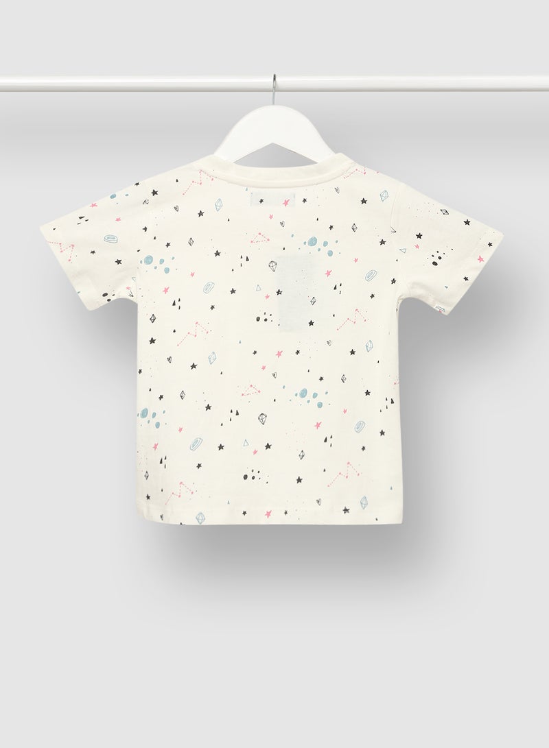RAHA Long lasting Boys Printed T-Shirt Light Yellow - Image 2