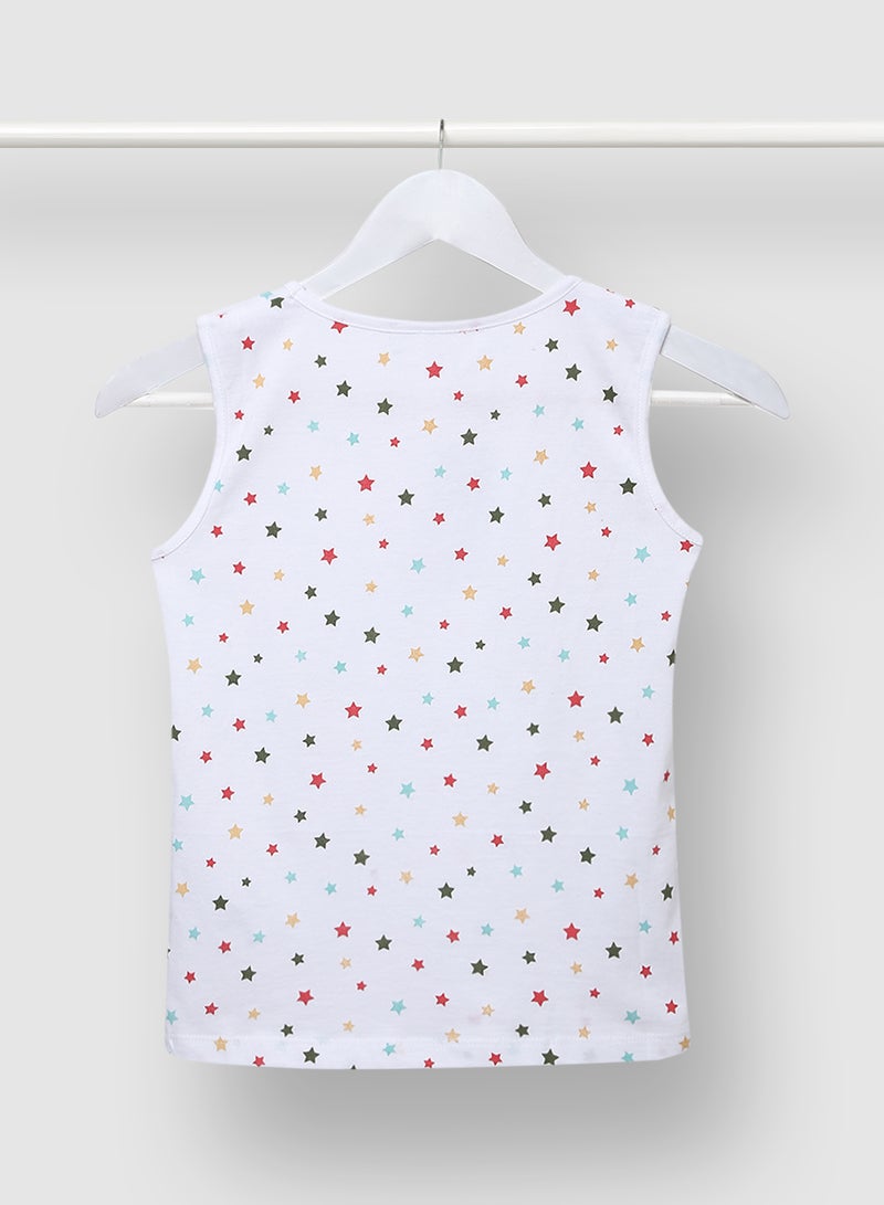 RAHA Comfortable Boys Casual Printed T-Shirt Light Blue  - Image 2