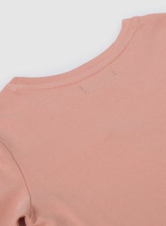 QUWA Graphic Printed Crew Neck Sweatshirt Pink/Black/Blue  - Image 4