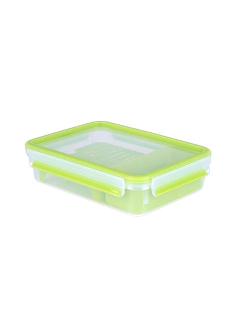 Masterseal Food Keeper Brunch Box Green/Clear 1.2Liters