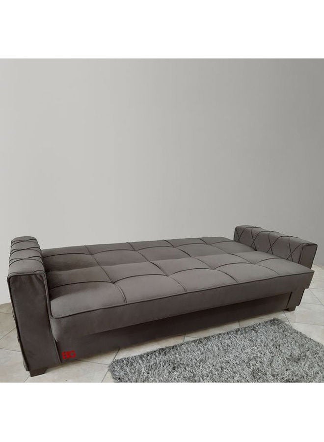 BIG Storage Sofa Bed Dark-Grey 120 x 200cm  - Image 2