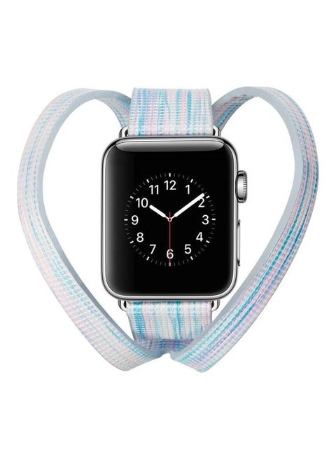 Ethnic Replacement Watchband for Apple Watch Series 1/2/3 38mm Multicolour