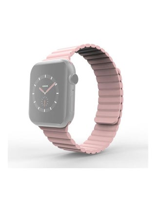 Mutural Liquid Magnetic Watchband For Apple Watch Series 7/6/5/4/3/2/1/SE 41/40/38mm Pink - v1634564063/N51420177A_1