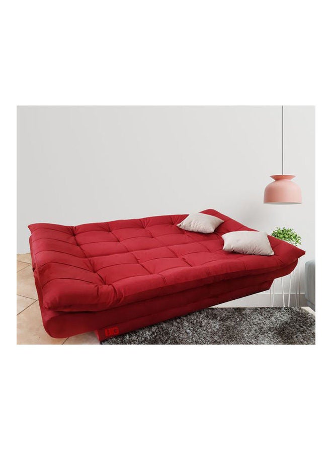 BIG Classic Sofa Bed Dark-Red 120×190cm  - Image 2