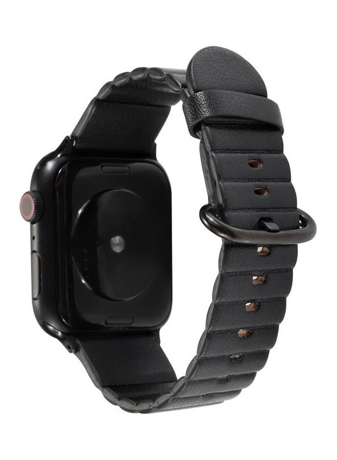 HuHa Loop Stripes Replacement Strap Watchband Black - Image 2