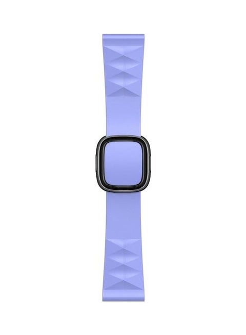 Modern Style Silicone Replacement Strap Watchband For Apple Watch Series 7/6/5/4/3/2/1/SE 45/44/42mm Purple