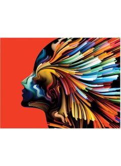 Sasb Frameless Decorative Wall Painting Multicolour 80 x 60cm  - Image 1