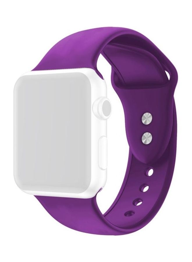 HuHa Double Nail Replacement Watchband Dark Purple - Image 1