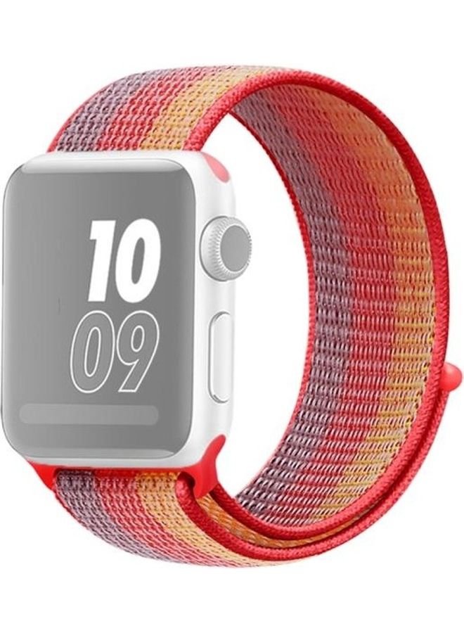 HuHa - Nylon Loop Watchband For Apple Yellow Orange - Image 1