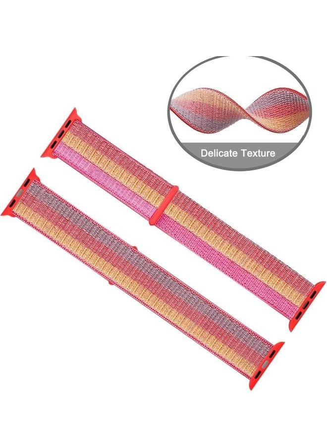 HuHa - Nylon Loop Watchband For Apple Yellow Orange - Image 1