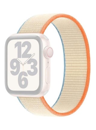 Single Loop Nylon Replacement Watchband For Apple Milky White - v1634565644/N51419738A_1