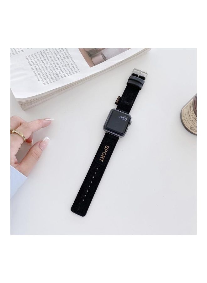 HuHa Replacement Watchband For Apple Watch Black - Image 2