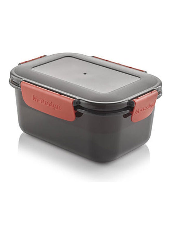 m-design - Fresco Lunch Box Black/Red 1.1Liters - Image 1