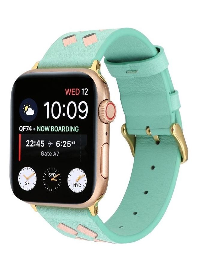 HuHa Replacement Watchband For Apple Watch Green/Pink - Image 3