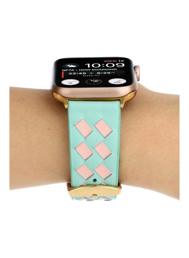 HuHa Replacement Watchband For Apple Watch Green/Pink - Image 5