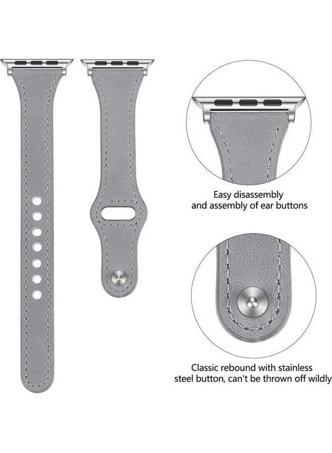 HuHa Replacement Watchband With Steel Button Dark Grey - Image 3