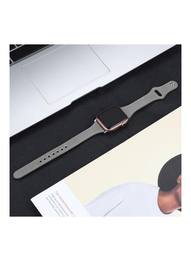 HuHa Replacement Watchband With Steel Button Dark Grey - Image 5